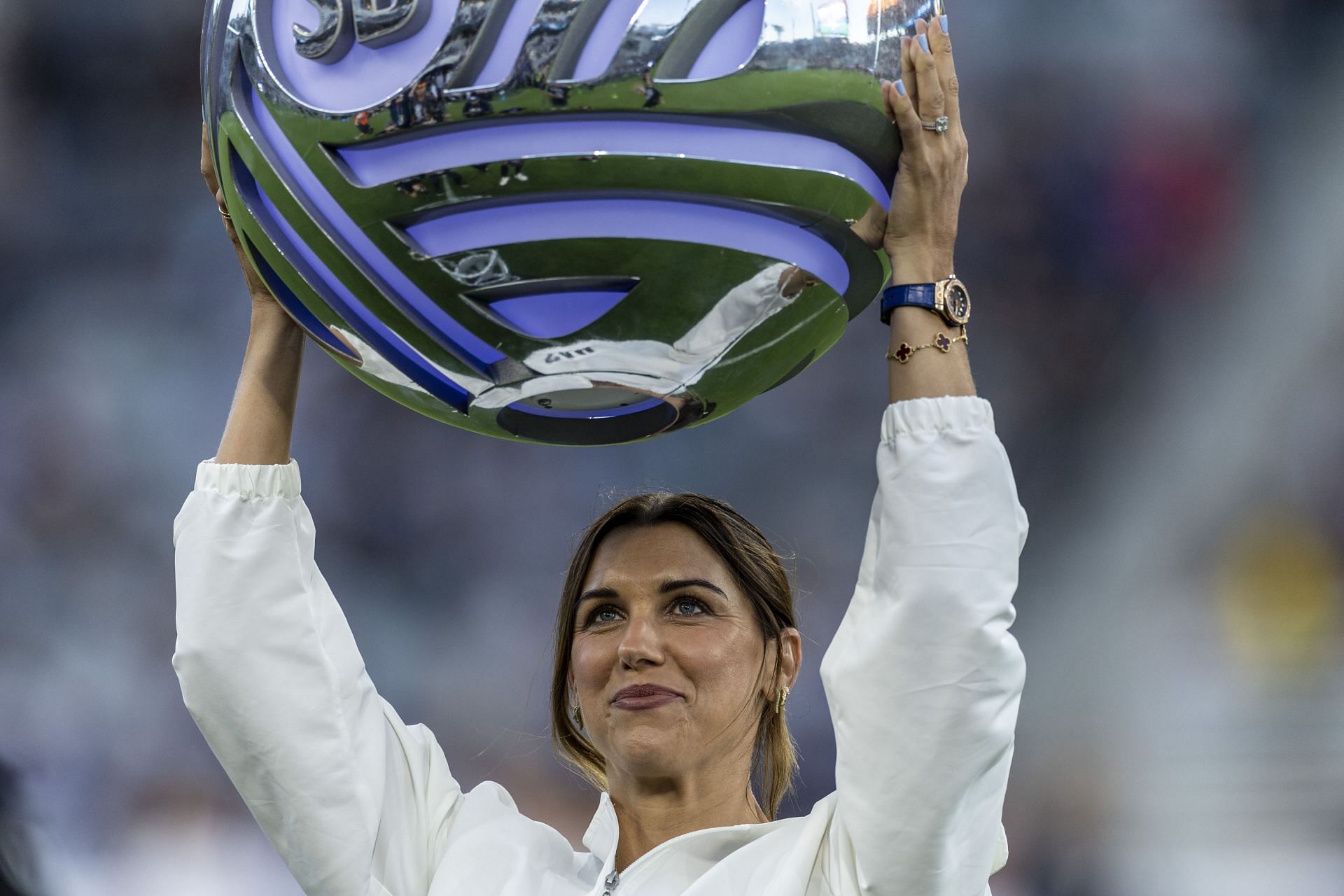 Alex Morgan at the MLS San Diego FC vs Houston Dynamo FC - (Source: Getty)